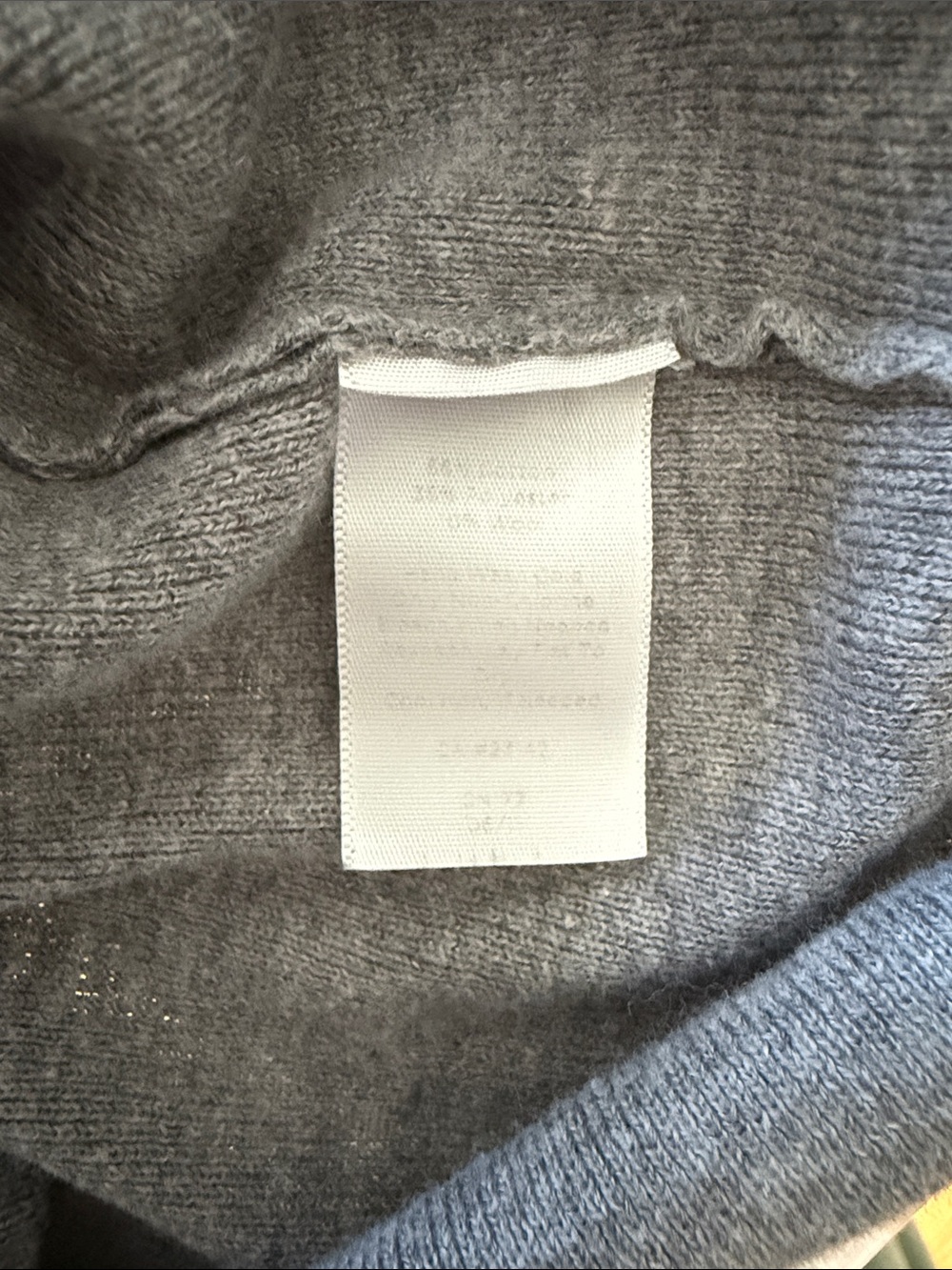 Talbots Gray Ruffle V-Neck Cardigan - Picture 4 of 12